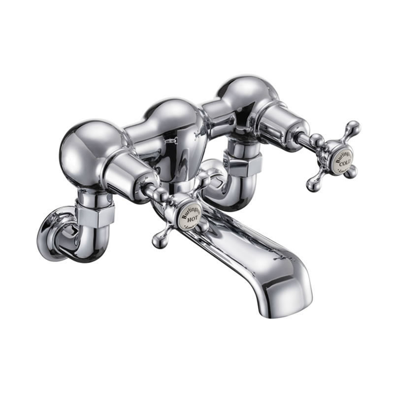 Claremont Medici bath filler - wall mounted